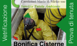 Bonifica Cisterne Serbatoi di gasolio Vetrificazione e prova di tenuta